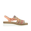 WOVEN BAND SANDAL BS APRICOT V1241-90