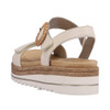 BS SANDAL VELCRO LOW WEDGE PORCELAIN D0Q52-60