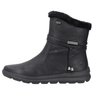 SIDE ZIP WP CASUAL BOOT WITH CORD DETAIL BLACK Z0070-00