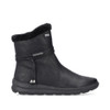 SIDE ZIP WP CASUAL BOOT WITH CORD DETAIL BLACK Z0070-00