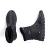SIDE ZIP WP CASUAL BOOT WITH CORD DETAIL BLACK Z0070-00