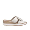 SLIDE SANDAL BOW PALE GOLD D6456-92