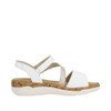 VELCRO Z-STRAP BACKSTRAP SANDAL WHITE R6860-80