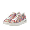 PLATFORM SNEAKER FLORAL ROSE  N6401-90