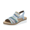WOVEN BAND SANDAL BS BLUE V1241-91