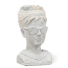 SM WOMAN IN SUNGLASSES PLANTER 27-AUDREY-222-SM