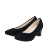 PUMP MIDHEEL VELOUR BLACK 4465003