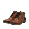 ZIP BOOT TIE WP TOE CAP CASUAL BOOT GAUCHO BROWN F4500-24