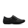 SLIPON CASUAL SHOE SIDE ELASTIC DETAIL BLACK L1777-00