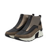 FRONTZIP FASHION WEDGE BOOT BROWN N6352-25