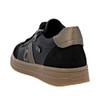 SUEDE LO PROFILE SNEAKER BLACK D2C04-03