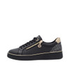 SNEAKER SD GOLD ZIP WP BLACK SOLE BLACK D2E00-03
