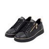 SNEAKER SD GOLD ZIP WP BLACK SOLE BLACK D2E00-03