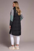 ZIP FRONT LONG QUILTED VEST 2314O-3823