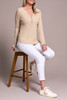 HENLEY TOP SOLID WAFFLE 5899O-5159