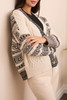 MULTI STITCH STRIPE CARDIGAN 6022O-5105