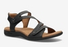ASYM LEATHER STRAP SANDAL BIG TIME WIDE