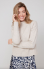 MOCK SWEATER SOLID WIDE BAND R6941