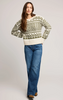 CYPRESS LS CHUNKY JACQUARD SWEATER GF2509-3135