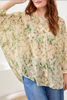 FLOWY DOLMAN SLV PRINT BLOUSE 5539O-4996