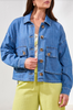 DENIM JACKET BIG BUTTONS/PKTS 5724O-4984