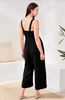 JUMPSUIT SOLID W/BACK SMOCKING 6053O-4555
