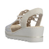 SLIP ON LACEY PERF WEDGE SANDAL GINGER 67465-62
