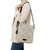 CROSS BODY BAG WHITE/BLACK TILE Q0731-81