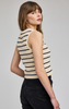 MARIANA KNIT STRIPE VEST GF2602-3167