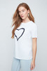 T-SHIRT WITH HEART R7819-98G