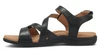 ASYM LEATHER STRAP SANDAL BIG TIME S26