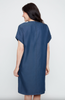 CAP SLEEVE DRESS TENCEL W/POCKETS R4362