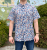 CLINTON SS SHIRT LINEN FLORAL 1341