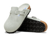 BOSTON NARROW SOFT FOOTBED SUEDE LEATHER PURE SAGE 1031657(1031657)