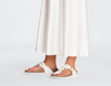 GIZEH REGULAR FLOWERS LEATHER WHITE 1026686