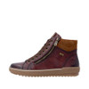 WP ATHLETIC SNEAKER BOOT SIDEZIP VINO D0772-37