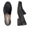 SLIP ON LOAFER LEATHER BLACK  D0F05-00