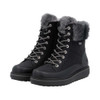 WINTER LACE BOOT SDZIP FUR CUFF OC FLIP BLACK D0U78-03