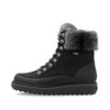 WINTER LACE BOOT SDZIP FUR CUFF OC FLIP BLACK D0U78-03