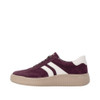 SUEDE SNEAKER GUM SOLE BLACKBERRY D3E00-30