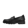 SLIP ON LOAFER LUG HEEL  BLACK 43050-01