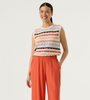 SLVLESS WAVE SWEATER P260241