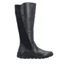 WP TALL BOOT SD ZIP ADJ CALF BLACK Z0067-00