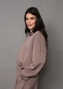 MIDORA SIG SOFT KNIT ZIP UP BUBBLE TOP 78T007SO