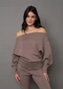 OPHELIE SIG SOFT KNIT LS OFF SHOULDER 78T037SO