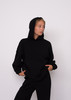 HALANA SOFT KNIT LS SHORT HOODIE 78T064SO