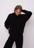 HALANA SOFT KNIT LS SHORT HOODIE 78T064SO
