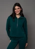 MAYURA SIG SOFT KNIT LS MOCK NECK HALF ZIP 78T086SO
