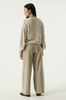SWEATER W/ TIES SOLID T260244