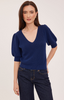 PHOEBE V NECK SS SWEATER SOLID GF2607-3965
